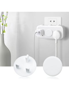 اشتري 20Pcs Plug Socket Covers, Electrical Outlet Socket Protectors Safety Outlet Caps for Baby Child Safety at Home and School (White) في الامارات