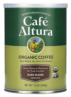 اشتري Organic Coffee Ground Dark Blend 12 oz (340 g) في الامارات