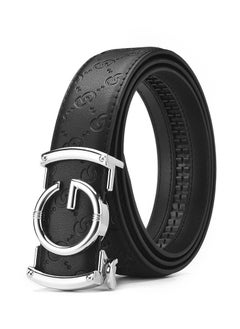 Buy New Leather Automatic Buckle Belt With Alloy Buckle For Underwear Waist Belt in Saudi Arabia