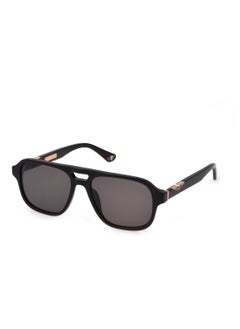 Buy Men's Navigator Shape Polarized Acetate Sunglasses SPLL83M56700P - Lens Size: 56 Mm - Shiny Black in Saudi Arabia