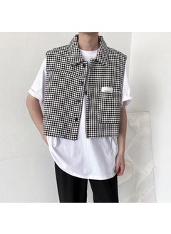 Buy 1 x 5 pcs 2023 Trendy Casual Vest Mens Harajuku Style Black in Saudi Arabia