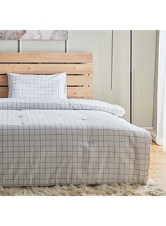 Buy Snug Harbor Robin 2-Piece Cotton Flannel Twin Comforter Set 150 x 220 cm in UAE