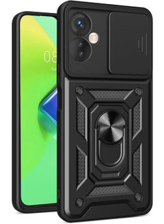 Buy Phone Cover for Infinix Hot 30 4G with Slide Camera Cover Military Grade Drop Protective Phone Case with Magnetic Car Mount Holder in Saudi Arabia