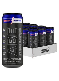 Buy ABE Pre Workout Cans - All Black Everything Energy + Performance Drink, ABE Carbonated Beverage Sugar Free with Caffeine - Pack of 12 Cans x 330ml -Energy Flavor in UAE