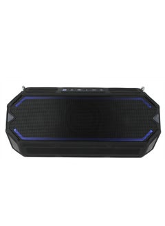 Buy HydraShock Wireless Portable Bluetooth Speaker, IP67 Waterproof for Parties, Outdoor Speakers with Built in Phone Charger and LED Lights, 20 Hour Playtime in UAE