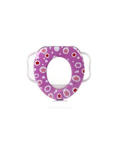 Buy Soft Toilet Seat Padded With Hand Drawings That Helps Relax, For Children, Boys And Girls, Toilet Training Potty, Multi-Colored in Egypt