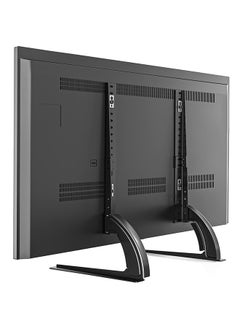 اشتري Universal desktop TV Stand for Most Inches of Plasma LCD Flat Panel or Curved Screen TV في السعودية