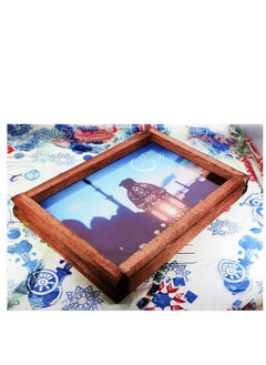 Buy Luminous wooden tray, Ramadan shapes (Figure 6) in Egypt