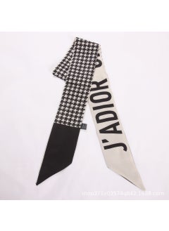 اشتري Womens Chiffon Scarf Thin Fashion Korean StyleHoundstooth Black Houndstooth Black في السعودية