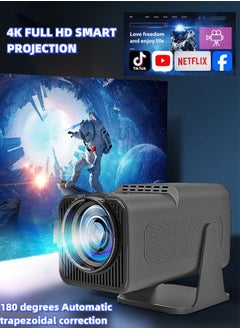 Buy Smart 5G Portable Projector HD 1080P- Support 4K WiFi6 BT 5.0 Android 11- Auto Keystone Correction - Compatible With Android/iOS/TV Box/HDMI/USB/PS4/PS5 Game controller/iphone/Samsung/Huawei/Xiaomi in Saudi Arabia