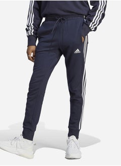 Buy Essentials French Terry 3-Stripes Cuff Tapered Jogger in Saudi Arabia