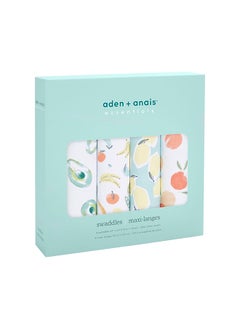 Buy Muslin Swaddle Blanket - Pack of 4 - Farm To Table in UAE