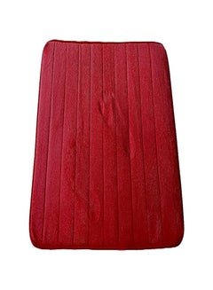 Buy Home Clearance Sale Soft Memory Foam Bath Rug, Absorbent Luxury Bath Rug Mat, Quick Dry Bath Mat for Front Floor of Bathtub, Shower Floor and Toilet, Wine Red, 32" x 20" in UAE