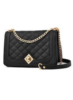Buy Crossbody Bags for Women Small Handbags PU Leather Shoulder Bag Purse Evening Bag Quilted Satchels with Chain Strap in Saudi Arabia