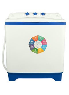 Buy Half Automatic Washing Machine-10 Kilo Flat -Pump-Blue in Egypt