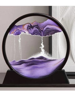 Buy 3D hourglass black frame in purple sand KBPR999 in Egypt