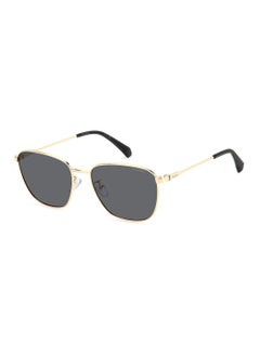 Buy Men's Polarized Rectangular Sunglasses - Pld 4159/G/S/X Gold Millimeter - Lens Size: 56 Mm in Saudi Arabia