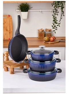 Buy Tac Valeriya 7PCS Cast Cookware Set - Made in Turkey in UAE