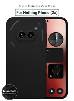 Buy Nothing Phone (2a) Silicone Cover Black - Premium 2.0mm TPU Silicon, Enhanced Camera Protection with Lens Shield, Shockproof & Water-Proof Cover for Nothing Phone (2a) in Saudi Arabia