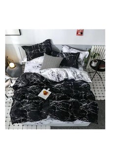 Buy Pattern of Geometric Elements Home Bedding 6pcs Duvet covers set Digital Print Polyester Flat Bed with Pillowcase 100% Polyester in UAE