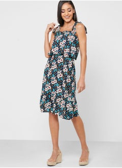 Buy Ditsy Print Dress in Saudi Arabia