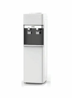 Buy Water Dispenser Hot/Cold, Child Safety Look, Aluminum Compressor Cooling, White in Saudi Arabia