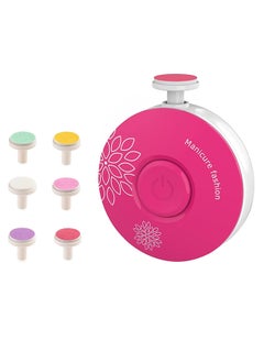 Buy Electric Baby Nail File With 6 Different Heads in Saudi Arabia