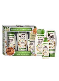 Buy Ultra Doux Hydrating Almond Milk 3 Step Routine in Saudi Arabia