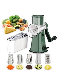 Buy Vegetable Slicer Multifunctional Manual Vegetable Cutter Multicolour 1.28kg in Saudi Arabia