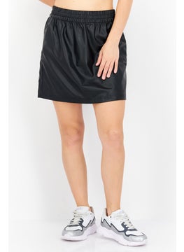 اشتري Women Sportswear Fit  Brand Logo Training Skirt, Black في السعودية