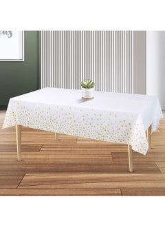 Buy Tablecloth for Rectangle Tables Star Party Table Covers for Birthday Parties Wedding Anniversary Baby Shower Fine Dining Decor 137 x 274cm in UAE