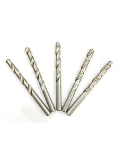 Buy H.S.S. drill bits, white color 5 x 86mm, 4pc/bag in UAE