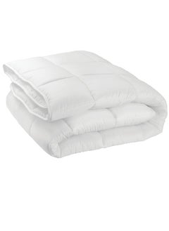 Buy King Duvet Insert Plain High Quality Cotton White 200x220cm in UAE