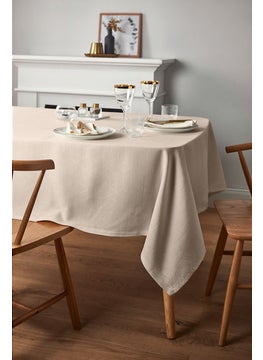 اشتري Jacquard Table Cloth 150 x 275 cm, Cream في الامارات