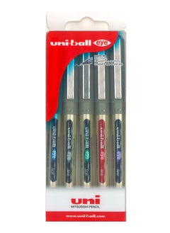 Buy 5-Piece Eye Fine Roller Pen Multicolour in UAE