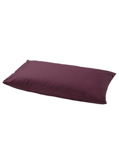 Buy Pillowcase Deep Red 50X80 Cm in Saudi Arabia