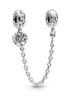 Buy PANDORA Heart Family Tree Safety Chain Pendant 925 Sterling Silver in UAE