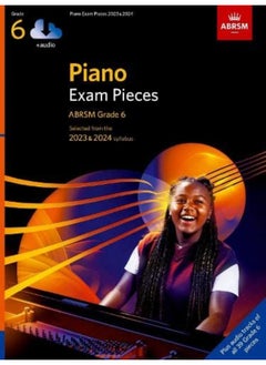 اشتري Piano Exam Pieces 2023 & 2024, ABRSM Grade 6, with audio: Selected from the 2023 & 2024 syllabus في الامارات