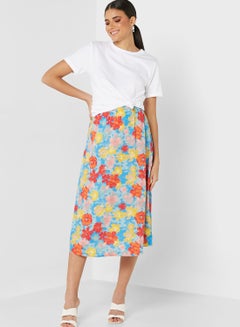 Buy Woven Midi Skirt in Saudi Arabia