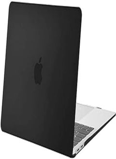 اشتري Mosiso MacBook Air 13 Case 2018 Release A1932 with Retina Display, Plastic Hard Shell Case Cover Only Compatible MacBook Air 13 inch with Touch ID, Black في مصر