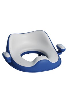 Buy Baby Training Toilet Seat, Soft Toddler Potty Seat with EVA Material and Anti-Slip Design, Children Toilet Seat for Potty Training and Bathroom Assistance (Blue) in Saudi Arabia