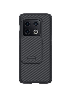 Buy OnePlus 10 Pro 5G Case with Slide Camera Cover and Lens Protector Anti Fingerprint Protective Phone Cover Hard PC and TPU Black in UAE