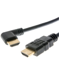 Buy Pix kx2558 HDMI  Cable 90 Degree Up Angle HDMI Male to Male 1080p HDMI Cable black 3m in Egypt