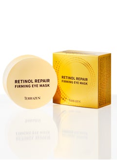 Buy Korean Retinol Under Eye Patches with Hyaluronic Acid, Vitamin C, Vitamin E in UAE