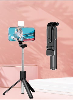 Buy Bluetooth Mobilife Selfie Stick with Light and Tripod Stand in UAE