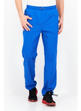 اشتري Men Sportswear Fit Brand Logo Training Track Pant, Blue في الامارات