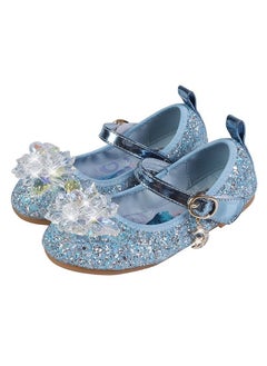 اشتري Girls Soft-soled Leather Crystal Shoes في السعودية