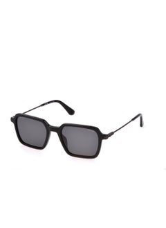 Buy Men's Square Shape Polarized Acetate Sunglasses SPLL10M52700P - Lens Size: 52 Mm - Shiny Black in Saudi Arabia