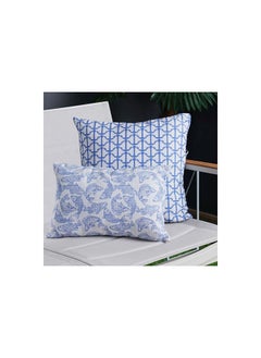 اشتري Maverick Printed Filled Cushion 30x45cm - Blue في الامارات