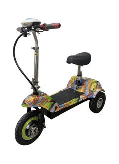 Buy Top Gear Adult Electric Scooter TG 50 350W Brushless Motor Max Speed 35km/h Drive 12inch Tire in Front Folding Commuting Scooter 36V 12AH Lead Acid Battery Yellow in UAE